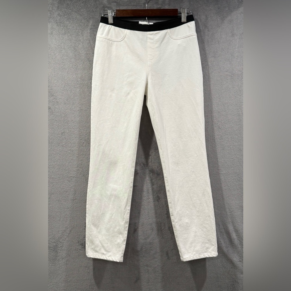 Lafayette 148 New York Women’s Size Small White Slim Crop Ankle Stretch Pants